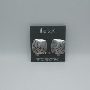 The Sak Clip Earrings NWT